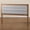 Gray/Brown, variant on Baxton Studio Dexter Modern and Contemporary Light Grey Fabric Upholstered and Walnut Brown Finished Wood King Size Headboard