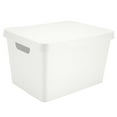 thumbnail image 1 of Simplify 25925-WHITE Vinto Boîte de Rangement avec Couvercle&44; Blanc - Grand, 1 of 4