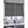 thumbnail image 5 of Sheer Curtains 54 Inch Length, Vintage Black Semi Sheer Curtains Light Filtering Window Treatment, Country Farmhouse Plants Tree Pattern Privacy Voile Drapes for Living Room Bedroom 52x54 Inch, 5 of 7