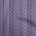 thumbnail image 1 of oneOone Cotton Silk Purple Fabric Asian Block Craft Projects Decor Fabric Printed By The Yard 42 Inch Wide, 1 of 4