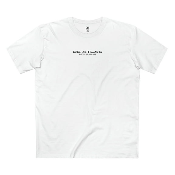 BE ATLAS Lifting Club Tee (White)