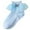 Blue, variant on FAIWAD Baby Girls Ruffle Lace Socks Cute Frilly Princess Dress Socks Toddler Bow Stretchy Comfy Socks