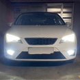 thumbnail image 2 of For Seat Leon 3 MK3 2013-2017 2x Canbus White LED Car Front Fog Lamp, 2 of 4
