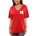 thumbnail image 2 of Women's Scarlet Nebraska Huskers Spirit Jersey Oversized T-Shirt, 2 of 4
