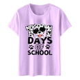 thumbnail image 4 of Cathalem T-Shirt à Manches Courtes pour Filles, Col Rond, Crop Top, Rose m, 4 of 5