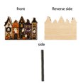 thumbnail image 3 of PSVFUJZ Halloween Door Sign, Wooden Ghost Welcome Sign, Halloween Door Decorations, Front Door Hanging Sign for Indoor Outdoor Home Porch Window Decor Multicolor, 3 of 8