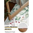 thumbnail image 4 of Sage Green Area Rug for Bedroom 5x7 Ft Eucalyptus Leaves Watercolor Leaf Red Fruit Country Super Soft fuzzy Throw Rug Non-Slip Fluffy Plush Indoor Floor Carpet for Living Room Nursery Home Decor, 4 of 8