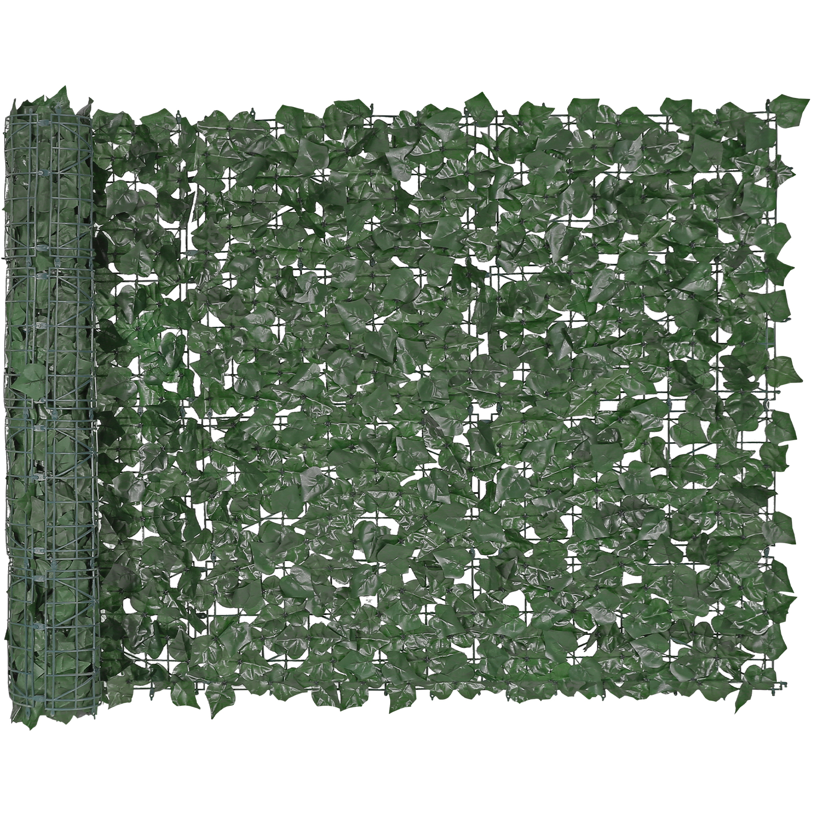39" X 158" Artificial Ivy Fence Screen – Faux Leaf Privacy Cover With Mesh Backing