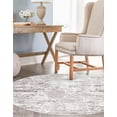 thumbnail image 6 of Rugs.com Aurora Collection Rug – 12 Ft Runner Stone Gray Low Rug Perfect For Hallways, Entryways, 6 of 8