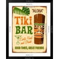 thumbnail image 5 of Art.com Vintage Design - Tiki Bar Art Print by Real Callahan, Black Frame Wall Art, 32" x 40", 5 of 5