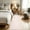 Beige, variant on GlowSol 2x6 Washable Running Rug, Gray Geometric Non Slip Living Room Rug, Soft Low Pile Indoor Carpet for Bedroom Dining Room
