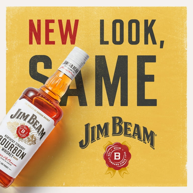 Jim Beam バーボン 4L 40% Jim Beam 4YO White Label Kentucky Straight Bourbon Whiskey