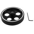 thumbnail image 2 of ckepdyeh 300mmX6mmX18mm Industrial Aluminum Rubber Measuring Encoder Meter Wheel for Industrial Encoder Encoder, 2 of 9