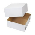 thumbnail image 1 of Wilton 12-Inch White Square Corrugated Cake Box, 2-Count Bakery Boxes, 1 of 3
