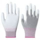 thumbnail image 1 of Guantes recubiertos de PU, blancos, libres de polvo, electrónicos, antiestáticos, recubiertos, guantes de trabajo, guantes recubiertos de PU, 1 of 3
