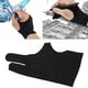 thumbnail image 4 of Guantes Profesionales para Dibujar con 2 Dedos, Herramientas de Pinta para Tableta Gráfica, Suministros de Arte, Nailon Negro XS para Diseñadores, 4 of 7