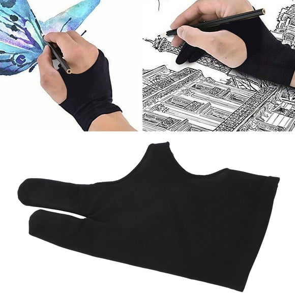 Para Pintar Con 2 Dedos, Reducen La Fricción Para Tableta De Nailon Antideslizantes A Prueba De Sudor Gran Elasticidad Anti-error Para Pantalla Electrónica
