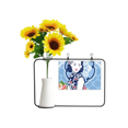 thumbnail image 1 of Tarjeta de bendición de jarrón de girasol artificial mujer flor azul Unbranded 25 x 17 cm, 1 of 3