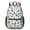 Dinosaur and Volcano, variant on Dinosaur and Volcano White Pattern 17" School Backpacks for Teens,Waterproof Oxford Fabric,S-Shape Padded Straps for School,Travel,Hiking,Camping