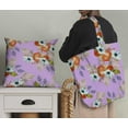 thumbnail image 5 of Soimoi Toile de Coton Rose Imprimé Fleurs Tomate & Freesia par Yard 56 Pouces de Large, 5 of 5