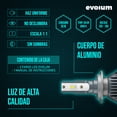 thumbnail image 4 of Luces Led para Auto - EVOLUM - Modelo Ultra Luxury 14,000 lúmenes - Resistencia al Agua - Haz de luz Perfecto: Luz Blanca (H7), 4 of 10