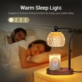 thumbnail image 5 of Candle Warmer, Candle Warmer Lamp with Timer & Dimmer Candle Warmer Height Adjustable for all Size Scented Candles, Candle Warmer with 2 * 50W Bulbs for Home Decor Mothers Day(Gold), 5 of 14