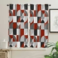 thumbnail image 3 of Scandinavian Medieval Geometric Color Curtain Home Decoration Living Room Short Curtains Window Treatments For Kitchen Bedroom, 3 of 6