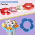 thumbnail image 4 of Snack Bowl for 40oz Water Cup Holder Snack Tray Cup Accessories Reusable Lot и\, 4 of 8