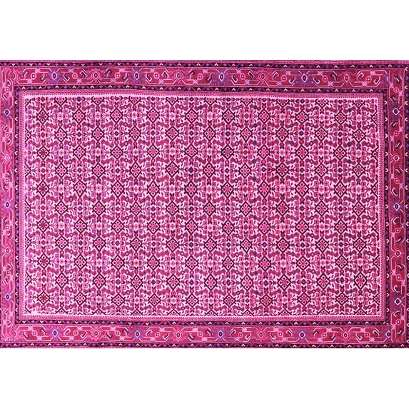 Ahgly Company Indoor Rectangle Persian Pink Traditional Area Rugs, 2' x 4'