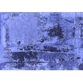 thumbnail image 1 of Ahgly Company Machine Washable Indoor Rectangle Oriental Blue Industrial Area Rugs, 5' x 7', 1 of 4