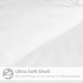 thumbnail image 5 of Superior Striped Down Alternative Comforter, Twin XL, White, 5 of 12