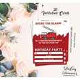 thumbnail image 5 of Darling Souvenir Red Birthday Invitation Card Printable Elegant Fill or Write In Blank Party Invites 28 Pcs 5 x 7 Inches, 5 of 5