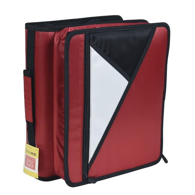 School Smart 2019464 2 in. Round Ring Zipper Binder with Laptop