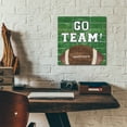 thumbnail image 5 of Epic Art 'On the Field I Go Team' by Courtney Prahl, Acrylic Glass Wall Art, 12"x12", 5 of 8