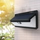 thumbnail image 4 of Luz solar de seguridad | Aplique de pared exterior con 100 LED y sensor de movimiento | Resistente al agua IP65 | 500 lux de brillo excepcional | Iluminación gran angular de 270° para jardín, patio, 4 of 9