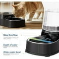 thumbnail image 6 of Nomipaw Cat Dog Feeder and Waterer - Automatic Gravity Feeding - Two-in-One - 1.6 Gallon Each Feeder - Dark Blue, 6 of 7