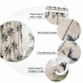 thumbnail image 6 of Palm Tree Waterproof Fabric Shower Curtain,Tropical Coconut Botanical Summer Seaside Waterproof Fabric Shower Curtain for Bathroom Curtains Bathtubs Hotel Shower Curtains with 12 Hooks Standard 72x72, 6 of 8