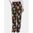 thumbnail image 3 of Dr. Seuss Women's Grinch Velour Sleep Pants, Sizes XS-3X, 3 of 5