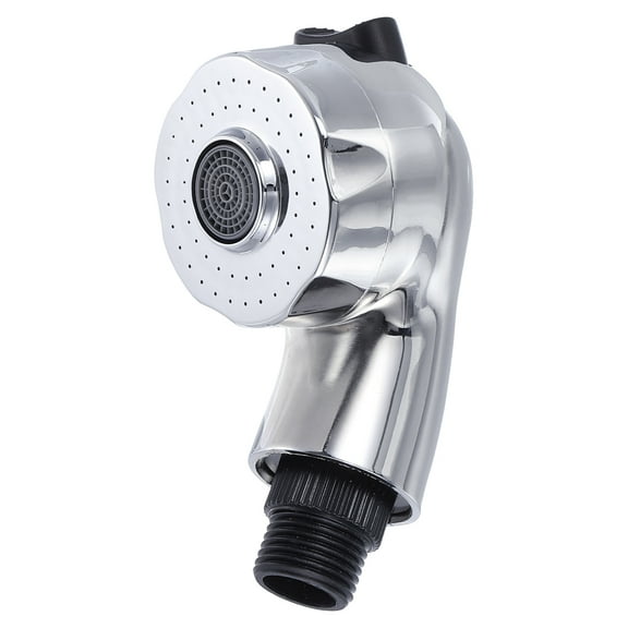 Uxcell Shampoo Bowl Sprayer Head, Sink Faucet Sprayer with 2 Buttons, Silver
