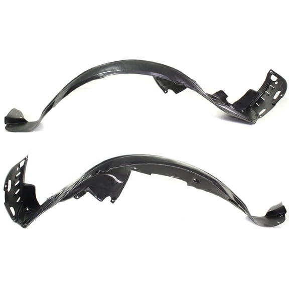 Garage-Pro Fender Liner Set of 2 Compatible with 2009-2012 Acura RL Front, Driver and Passenger Side