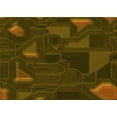 thumbnail image 1 of Ahgly Company Machine Washable Indoor Rectangle Transitional Dark Bronze Brown Area Rugs, 7' x 10', 1 of 1
