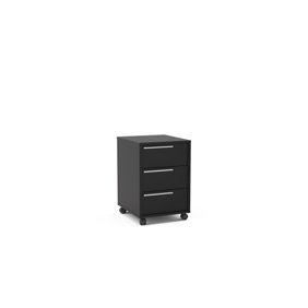Martin Furniture Cardiff Brown Wood 4 Drawer File Cabinet