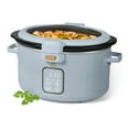 thumbnail image 5 of Beautiful 4 Qt Digital Slow Cooker with Hinged Locking Lid, Cornflower Blue by Drew Barrymore, 5 of 11