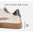 thumbnail image 2 of Zapatillas LUCKY STEP Moda clásica casual para mujer, beige y gris, 2 of 6