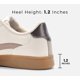 thumbnail image 2 of Zapatillas LUCKY STEP Moda clásica casual para mujer, beige y gris, 2 of 6