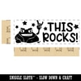 thumbnail image 2 of This Rocks Teacher Student School Self-Inking Rubber Stamp Ink Stamper - Orange Ink - Large 2-3/4 Inch, 2 of 7