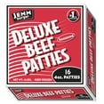 thumbnail image 4 of JemmBurger Deluxe Seasoned Beef Patties, Frozen, 16 Count, 4 oz Patties (4 lbs Total), 4 of 8