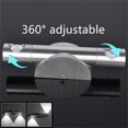 thumbnail image 3 of Aplique de pared para interiores, 2 LED, 6 W, moderno, giratorio 360 grados, de aluminio, luz ajustable para dormitorio, sala de estar, blanco frío, 3 of 5