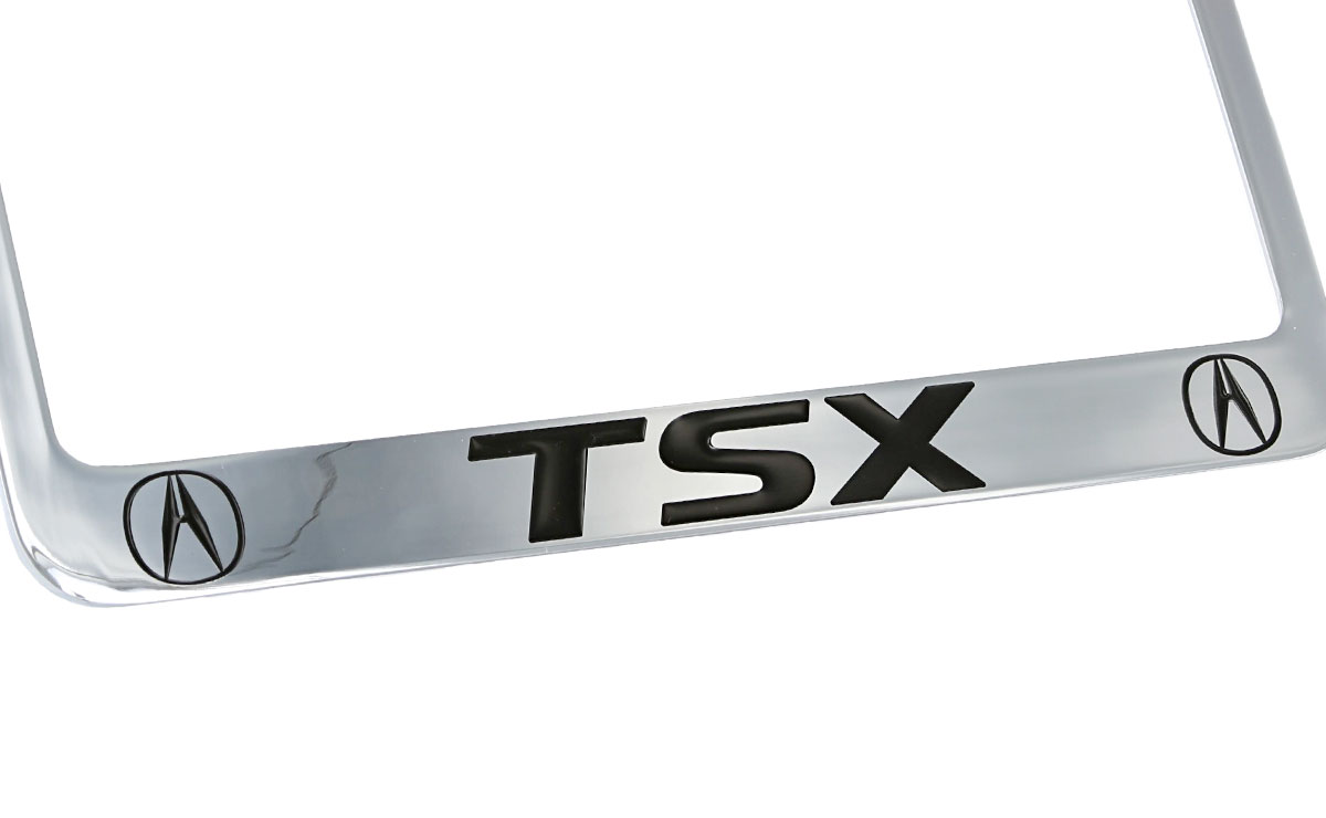 acura tsx license plate frame