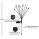 thumbnail image 2 of 2pcs 10 Head Solar Powered Firefly Lights, 10 LED Outdoor Waterproof Solar Swaying Garden Lights, 2 of 5